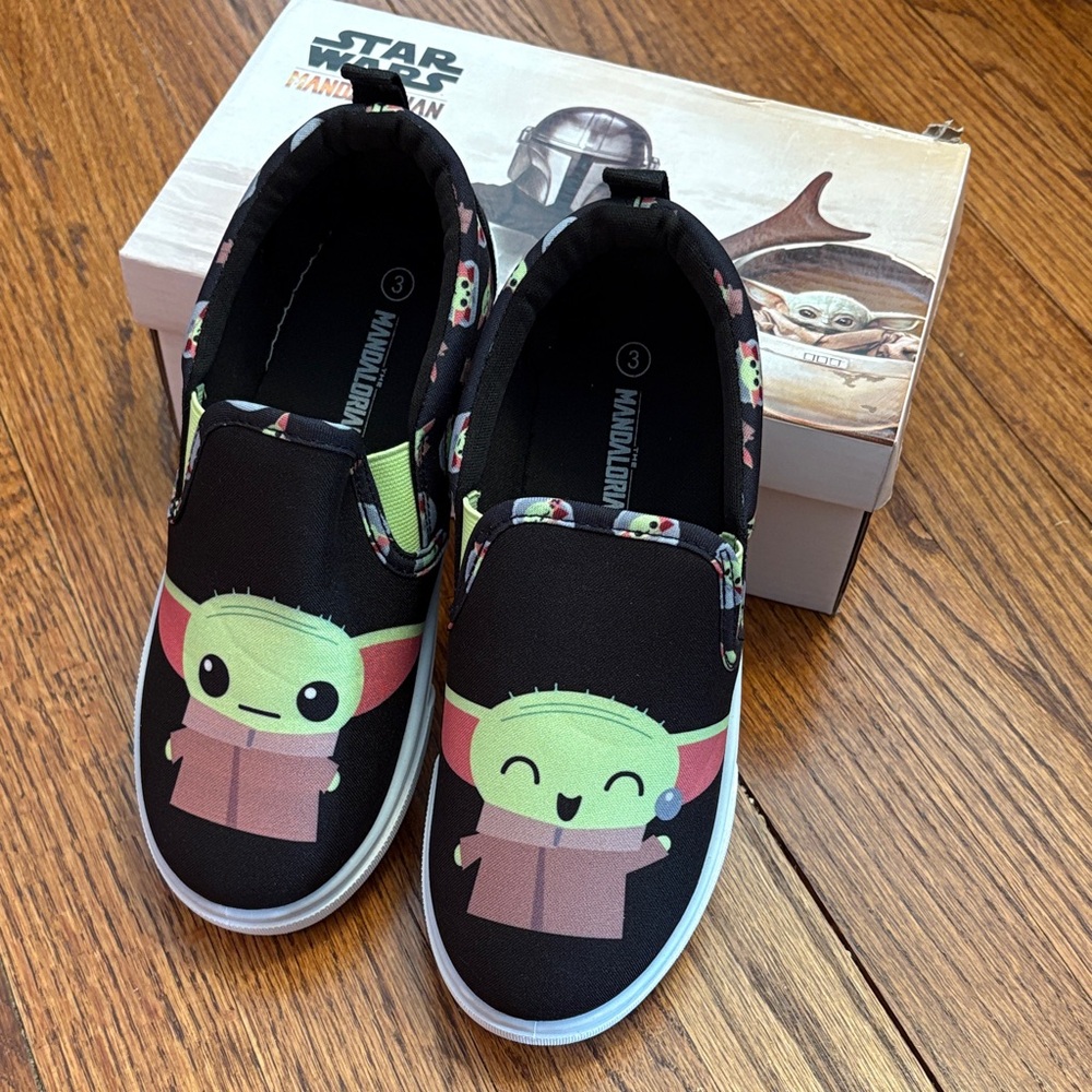 Star Wars Kids Slip-On Sneakers - Black and Green